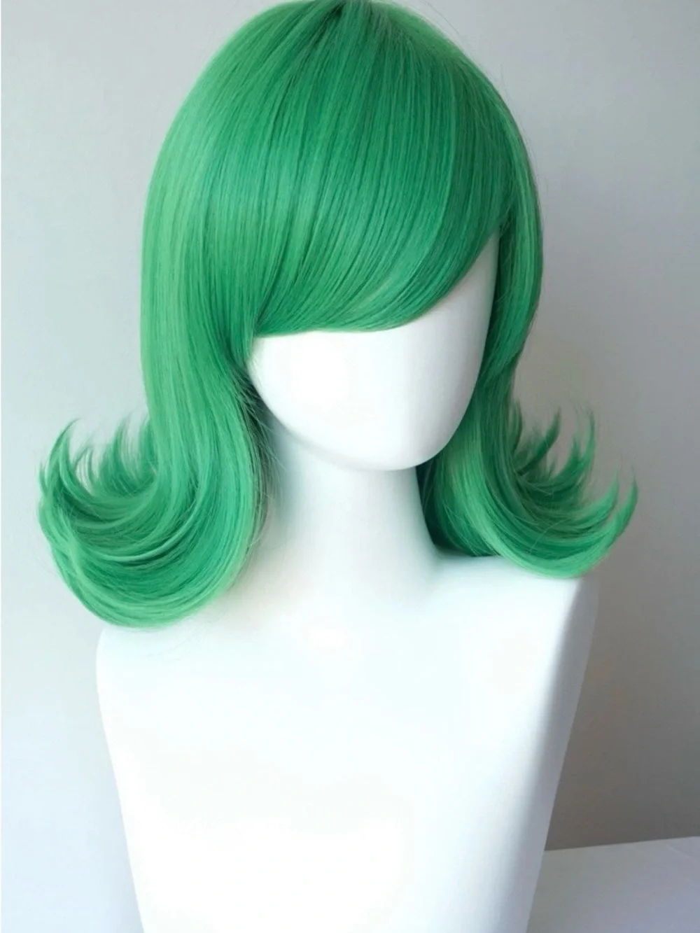 Short Green Synthetic Party Halloween Cosplay Wig NWOT
